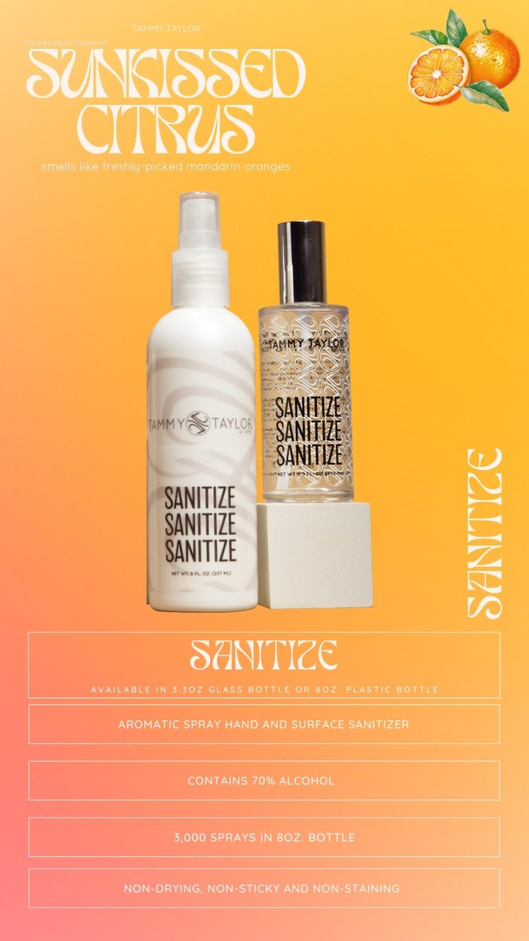 Sunkissed Citrus Glass Spray Sanitize – Sanitize | Tammy Taylor Europe