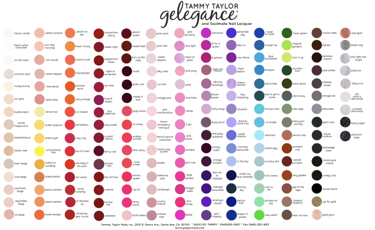 Coast To Coast Gelegance Gel Polish – Gelegance Gel Polish | Tammy Taylor Europe