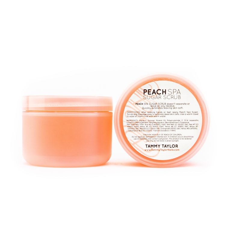 Exfoliante de azúcar Peach – Peach Spa | Tammy Taylor Europe
