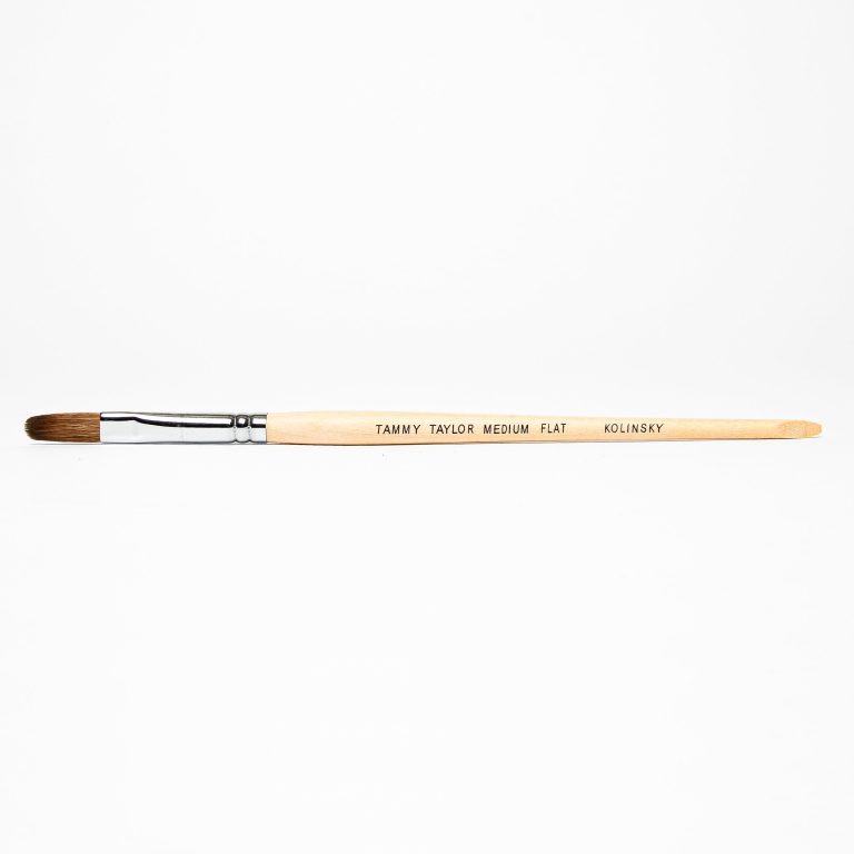 Custom Flat Kolinsky Sable Brush – Brushes | Tammy Taylor Europe