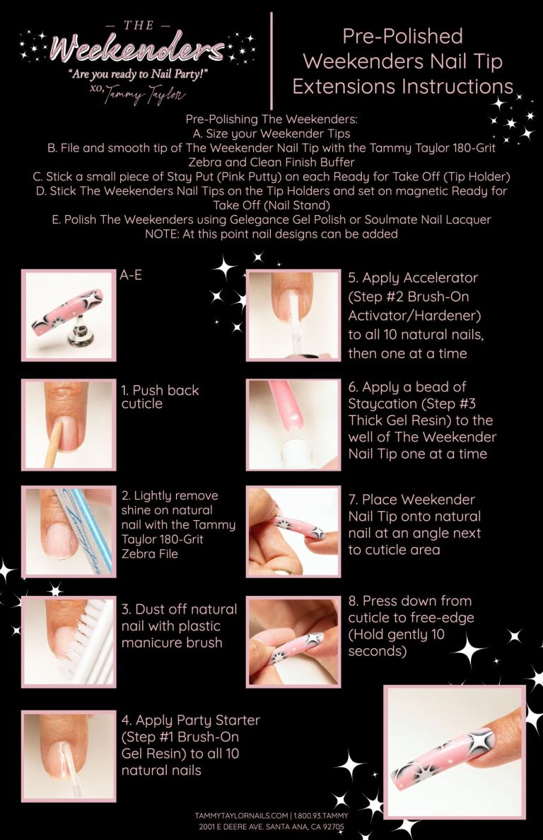 The Weekenders Full Coverage Nail Extensions Kit – The Weekenders | Tammy Taylor Europe