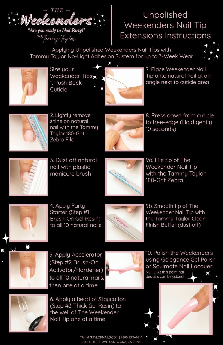 The Weekenders Full Coverage Nail Extensions Kit – The Weekenders | Tammy Taylor Europe