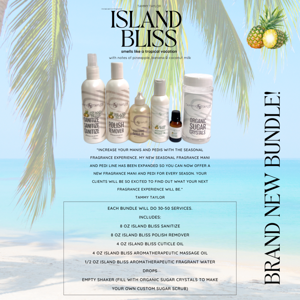NEW! Island Bliss Pack – Sanitize | Tammy Taylor Europe