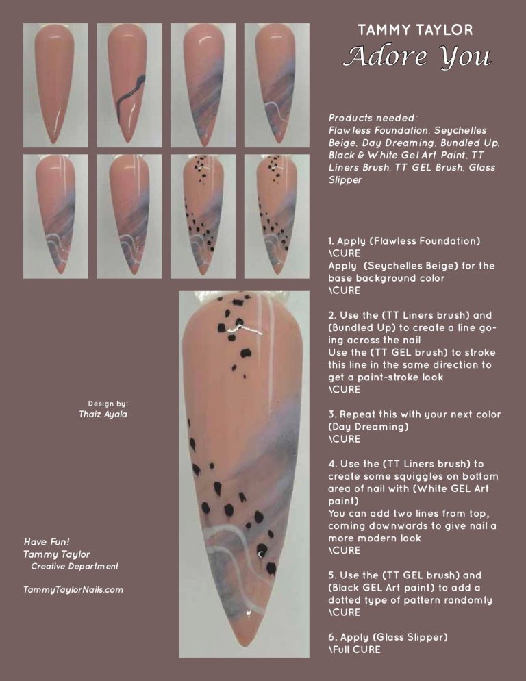 Adore You Pack paso a paso – Gel System | Tammy Taylor Europe