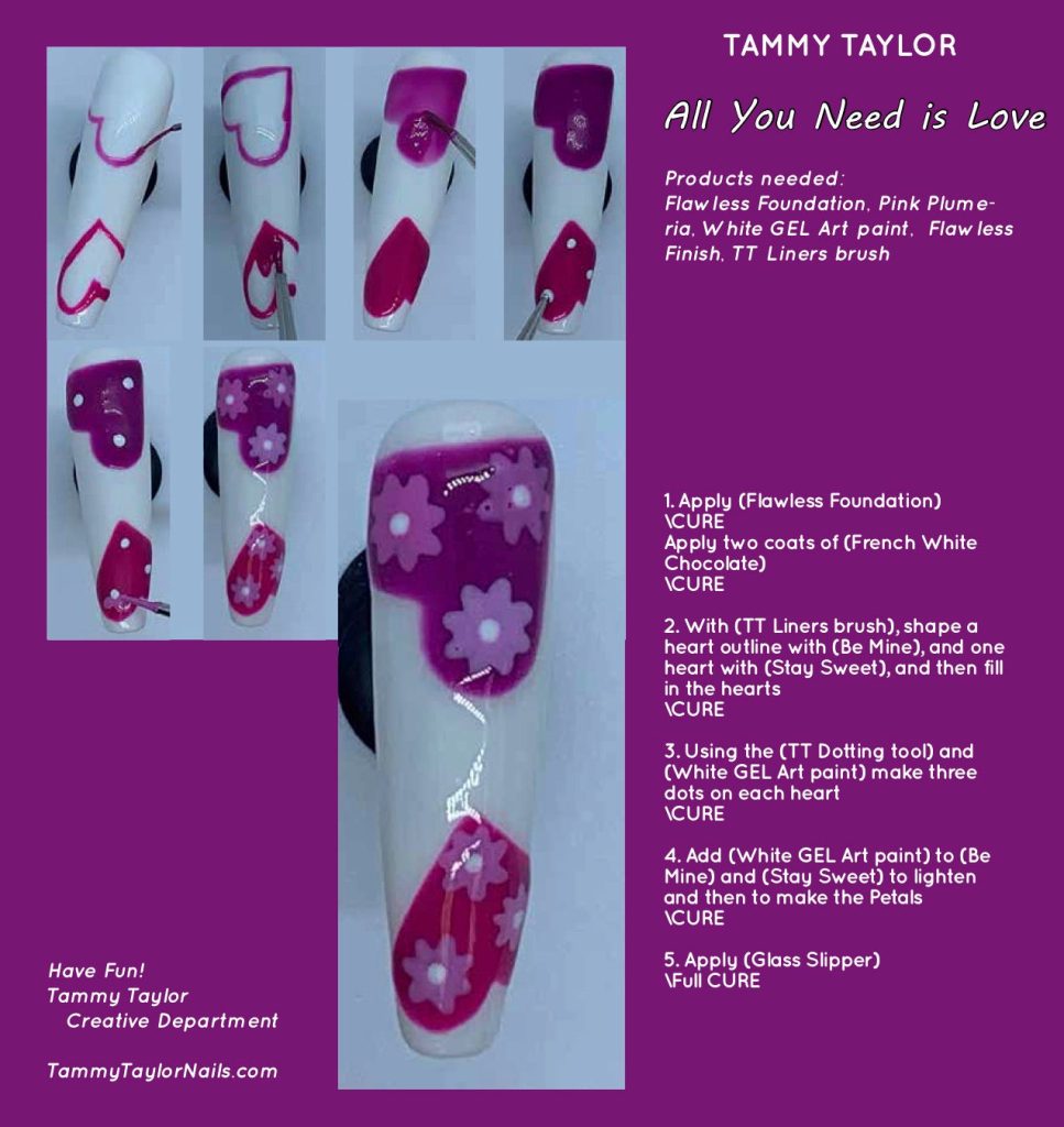 All You Need Is Love Pack paso a paso – Gel System | Tammy Taylor Europe
