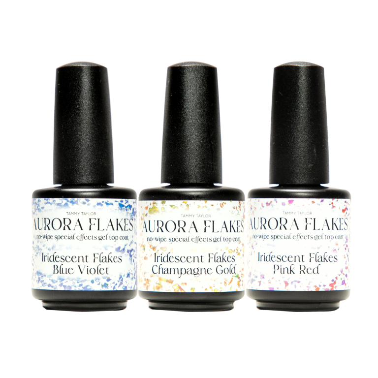 Aurora Flakes Top Coat Bundle – Acrylic System | Tammy Taylor Europe