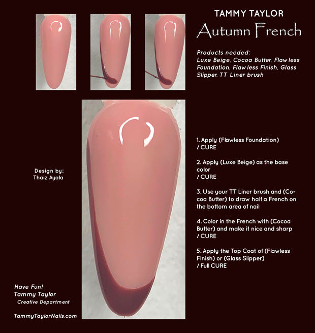 Autumn French Pack paso a paso – Gel System | Tammy Taylor Europe