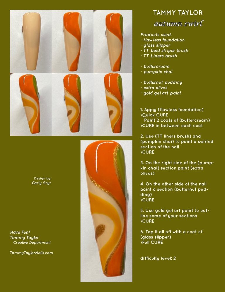 Autumn Swirl Pack paso a paso – Gel System | Tammy Taylor Europe