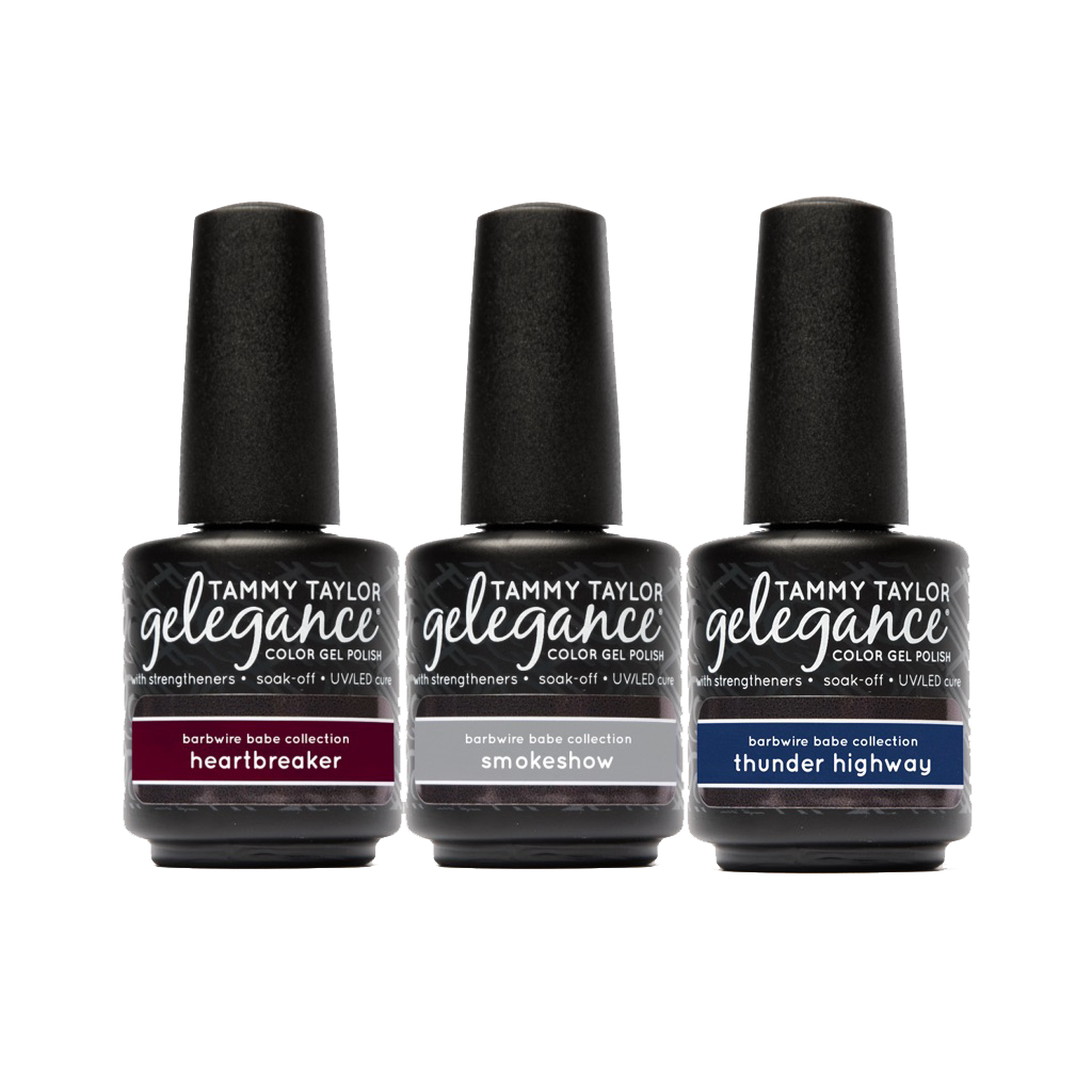 Barbwire Babe Entire Pack de esmalte en gel Gelegance – Gel System | Tammy Taylor Europe