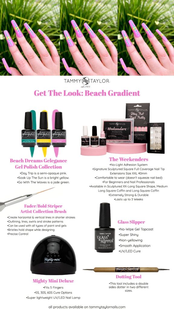 Beach Gradient Kit de uñas – Gel System | Tammy Taylor Europe