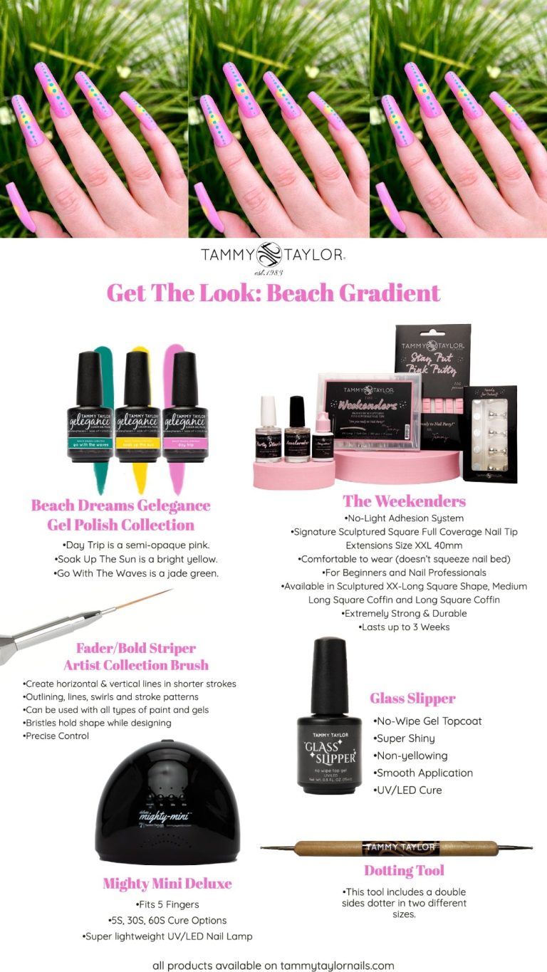 Beach Gradient Kit de uñas – Gel System | Tammy Taylor Europe
