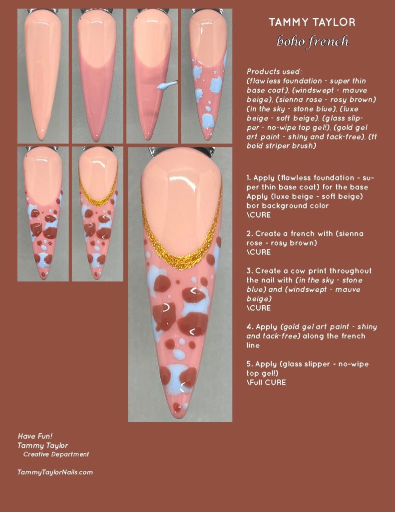 Boho French Pack paso a paso – Gel System | Tammy Taylor Europe