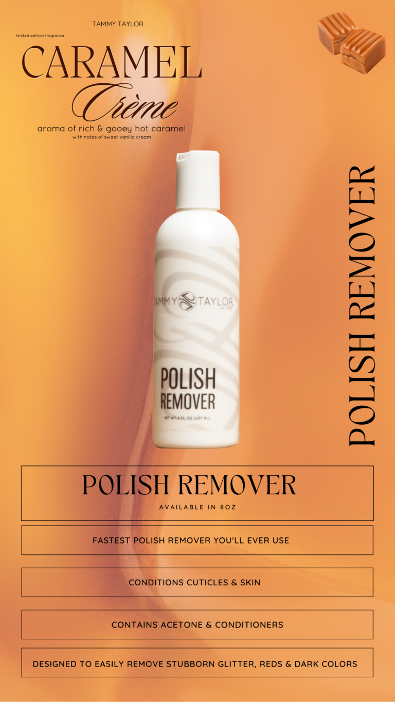 Caramel Crème Polish Remover | Tammy Taylor Europe