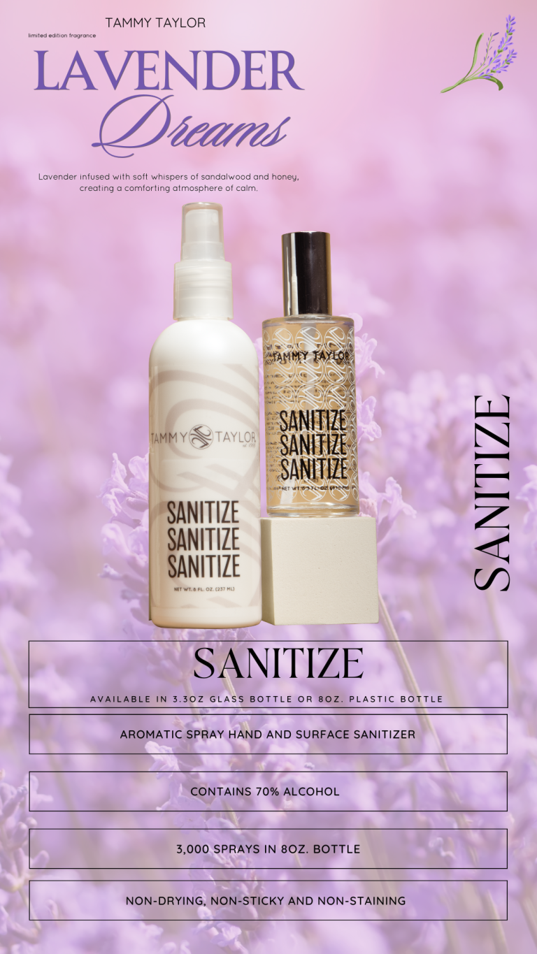 Lavender Dreams Sanitize – Gel System | Tammy Taylor Europe