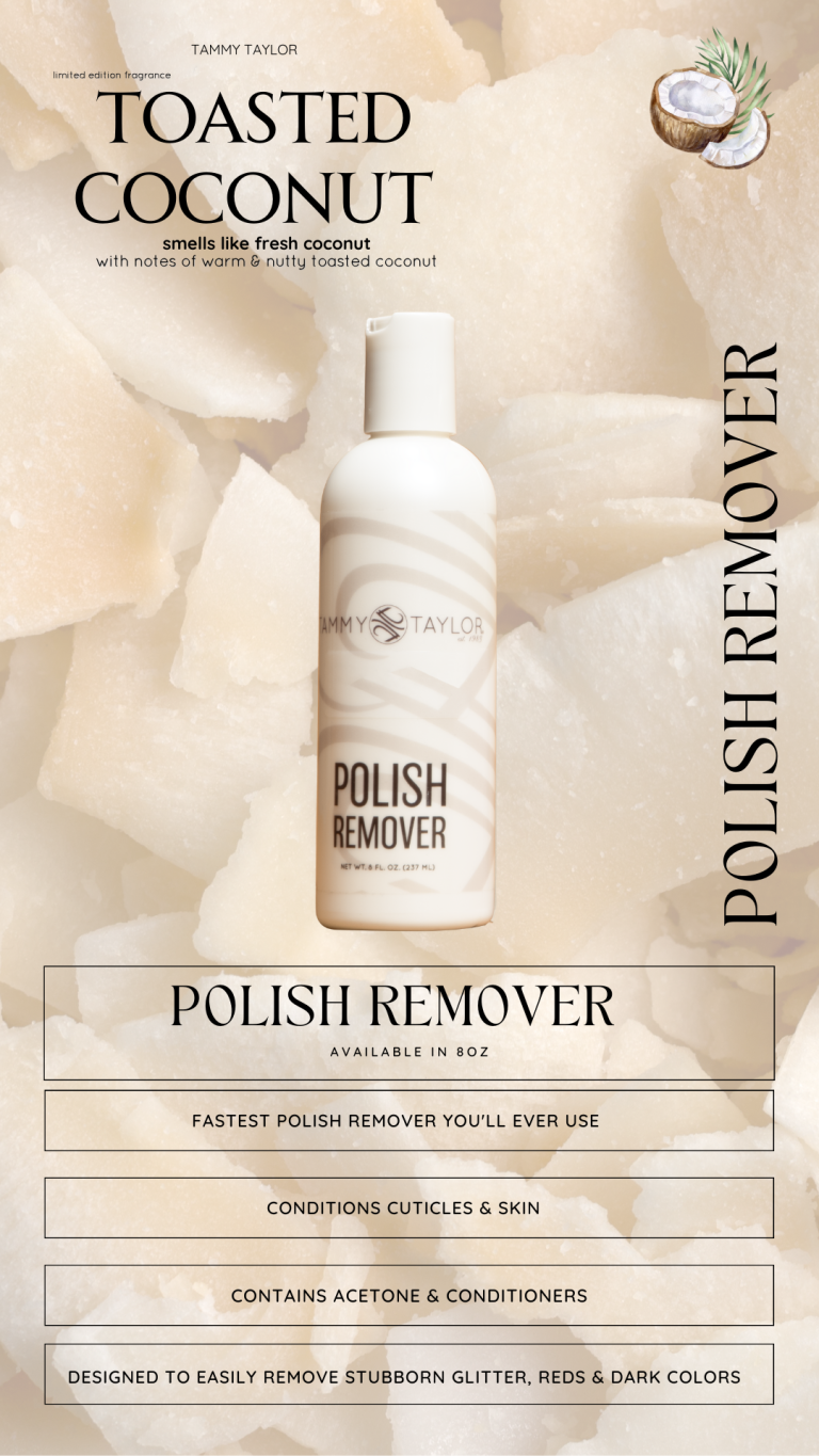 Toasted Coconut Polish Remover | Tammy Taylor Europe
