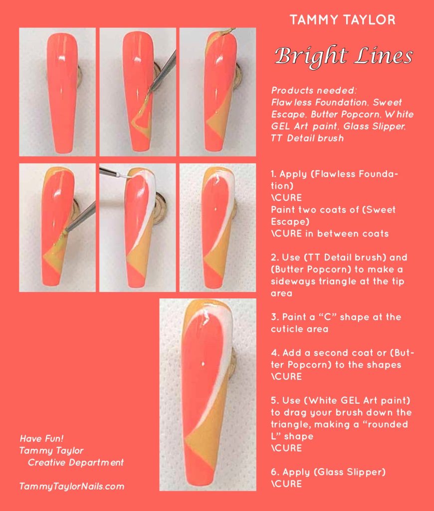 Bright Lines Pack paso a paso – Gel System | Tammy Taylor Europe