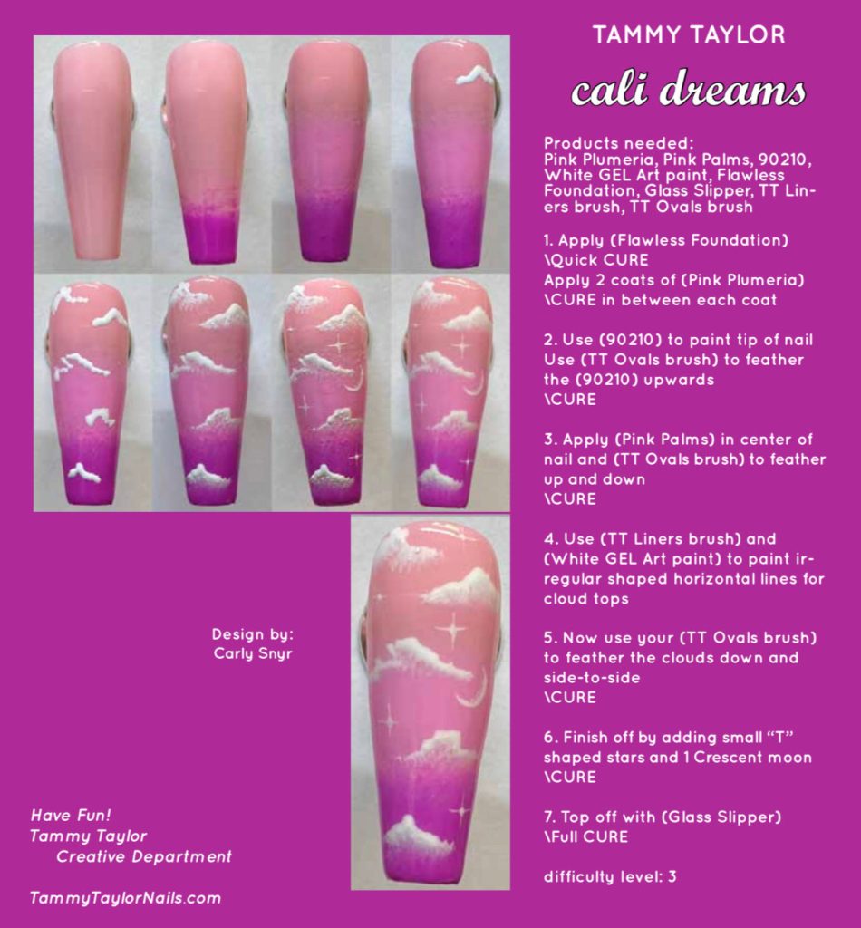 Cali Dreams Pack paso a paso – Gel System | Tammy Taylor Europe