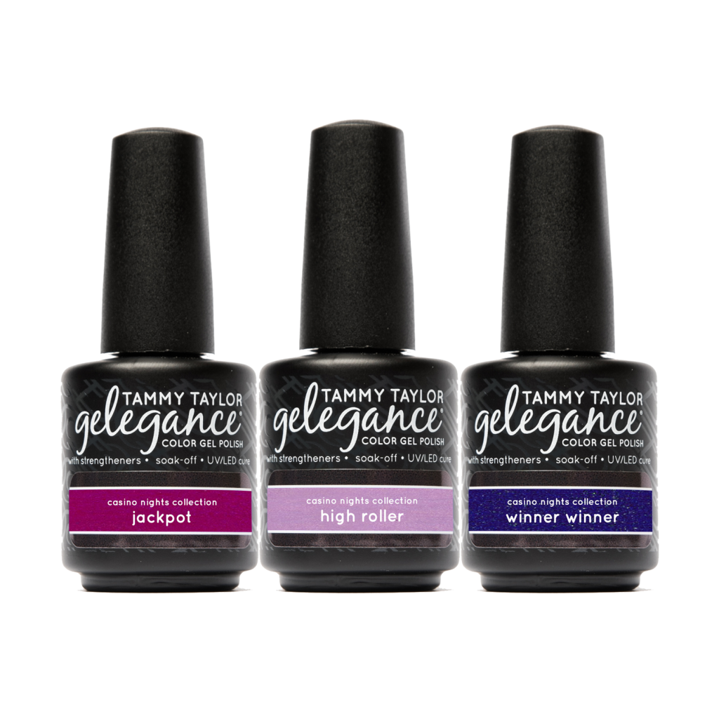Casino Nights Pack de esmalte en gel Gelegance – Gel System | Tammy Taylor Europe