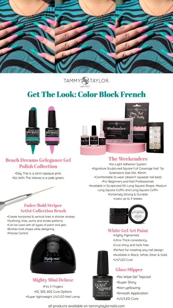 Color Block French Kit de uñas – Gel System | Tammy Taylor Europe