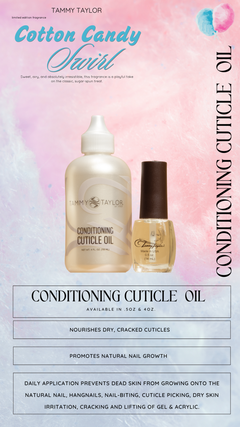 Cotton Candy Swirl Cuticle Oil | Tammy Taylor Europe