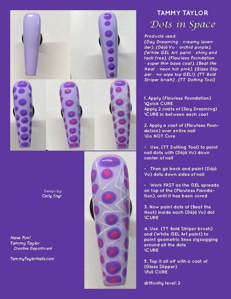 Dots in Space Pack paso a paso – Gel System | Tammy Taylor Europe