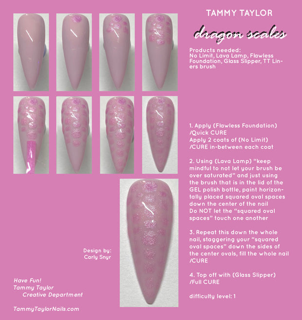 Dragon Scales Pack paso a paso – Gel System | Tammy Taylor Europe