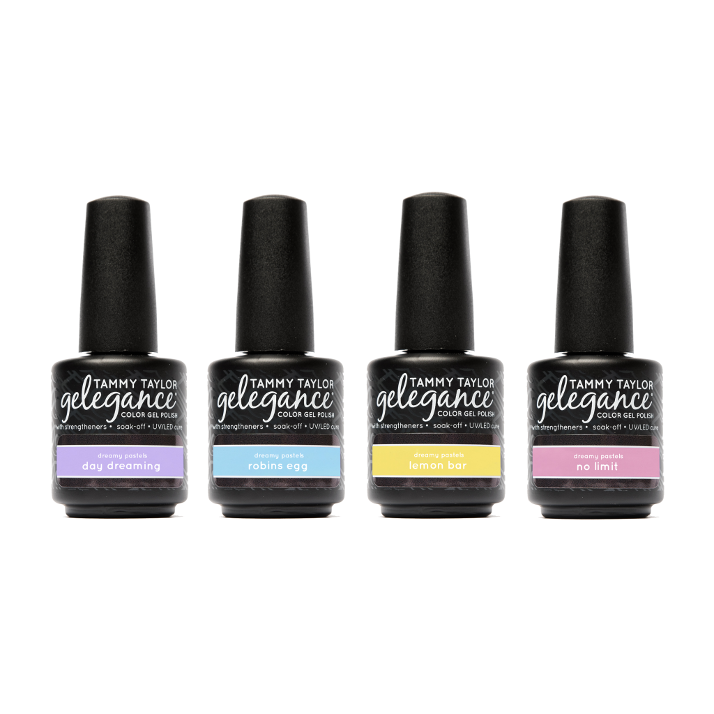 Dreamy Pastels Pack de esmalte en gel Gelegance – Gel System | Tammy Taylor Europe