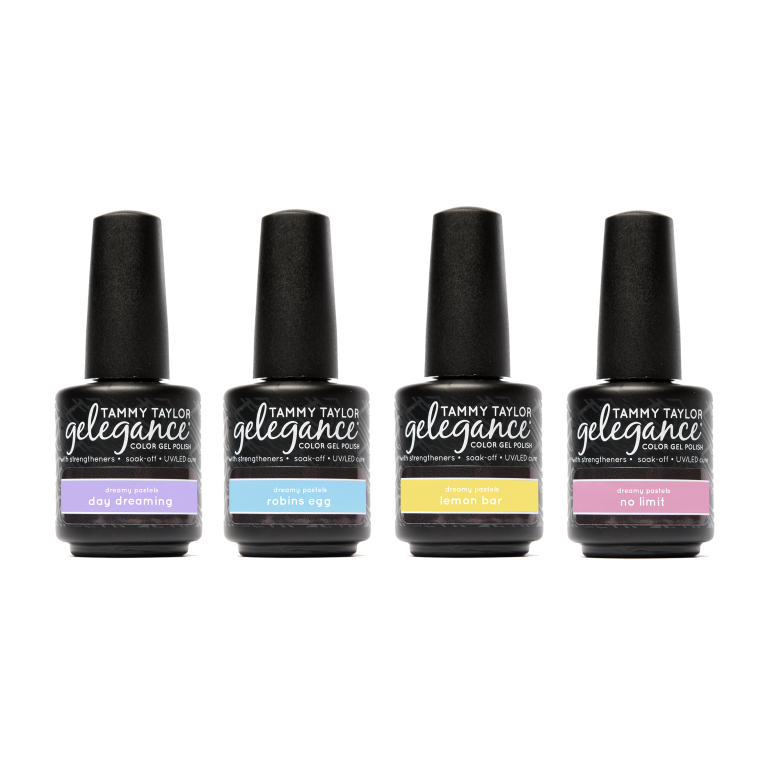 Dreamy Pastels Pack de esmalte en gel Gelegance – Gel System | Tammy Taylor Europe