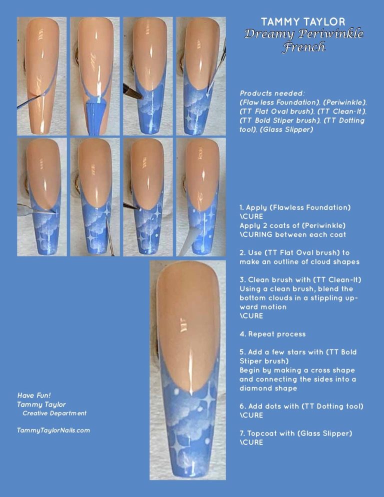 Dreamy Periwinkle French Pack paso a paso – Gel System | Tammy Taylor Europe