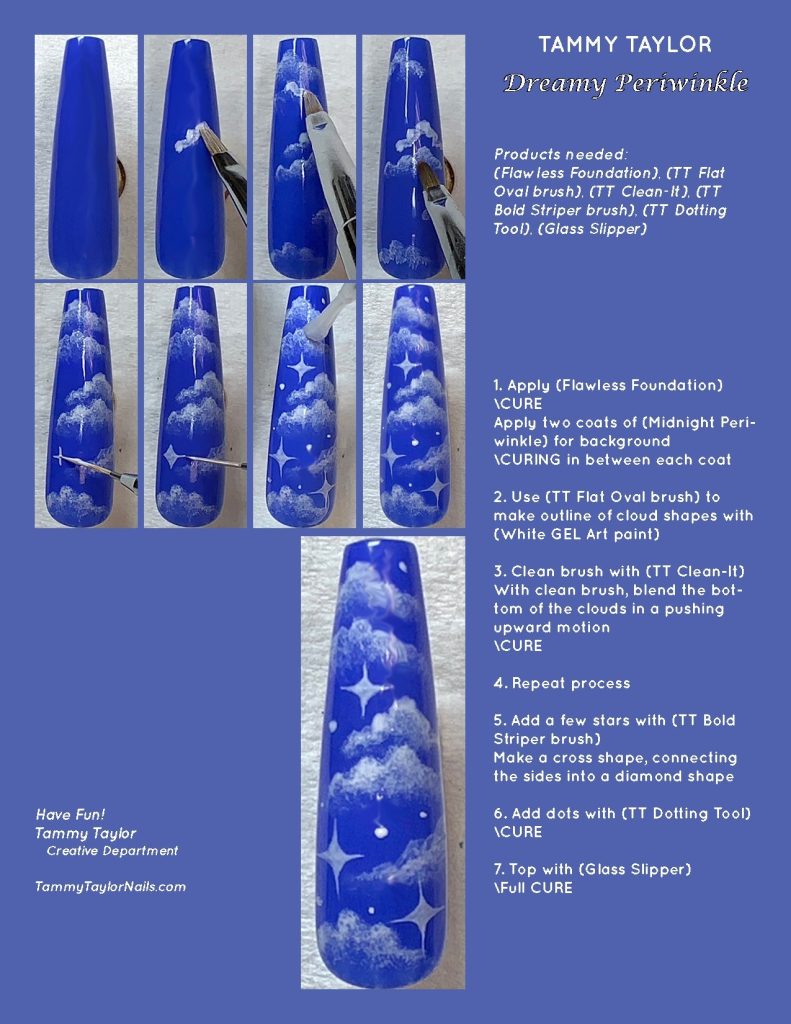 Dreamy Periwinkle Pack paso a paso – Gel System | Tammy Taylor Europe