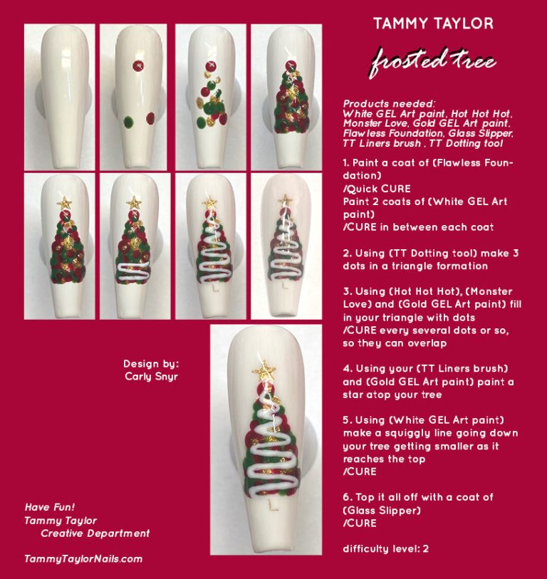 Frosted Tree Pack paso a paso – Gel System | Tammy Taylor Europe
