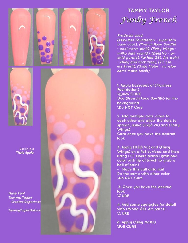 Funky French Pack paso a paso – Gel System | Tammy Taylor Europe