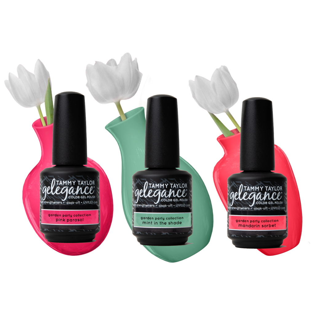 Garden Party Pack de esmalte en gel Gelegance – Gel System | Tammy Taylor Europe