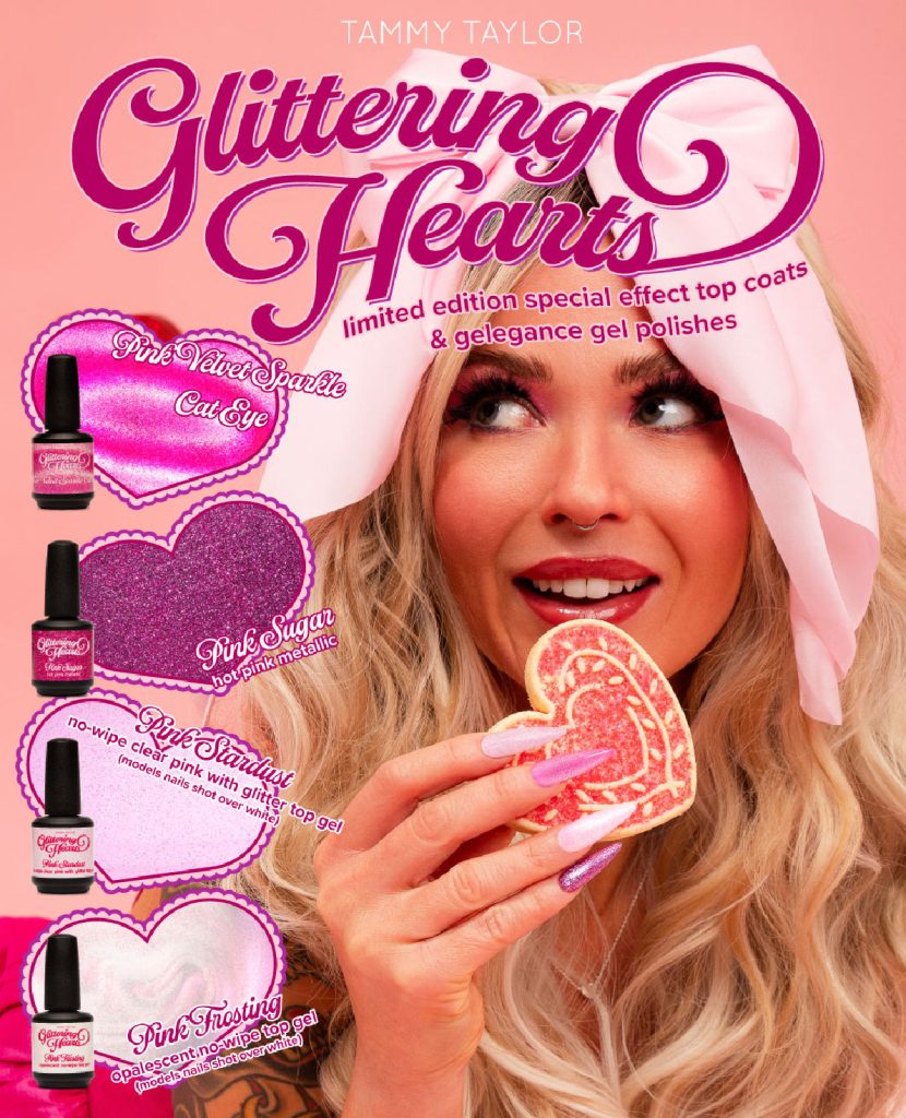 Glittering Hearts Colección completa – Gel System | Tammy Taylor Europe