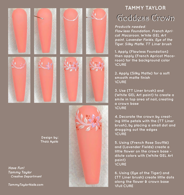 Goddess Crown Pack paso a paso – Gel System | Tammy Taylor Europe