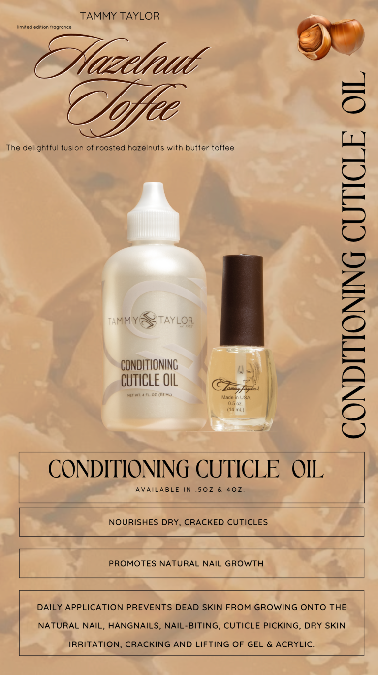 Hazelnut Toffee Cuticle Oil | Tammy Taylor Europe