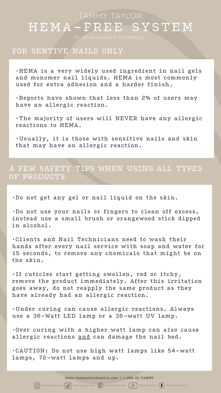 HEMA-FREE NAIL CARE SYSTEM – Gel System | Tammy Taylor Europe