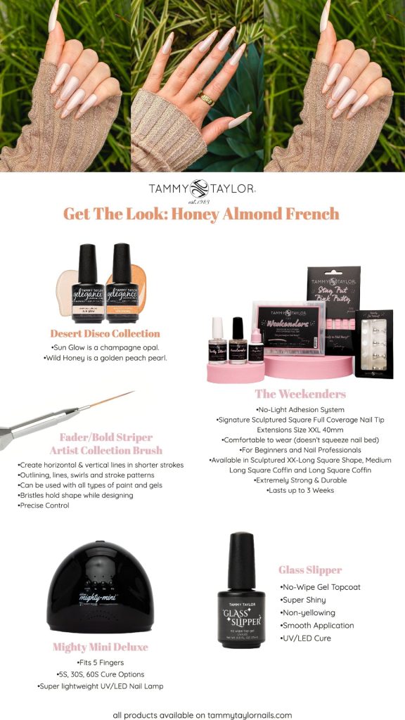 Honey Almond French Kit de uñas – Gel System | Tammy Taylor Europe