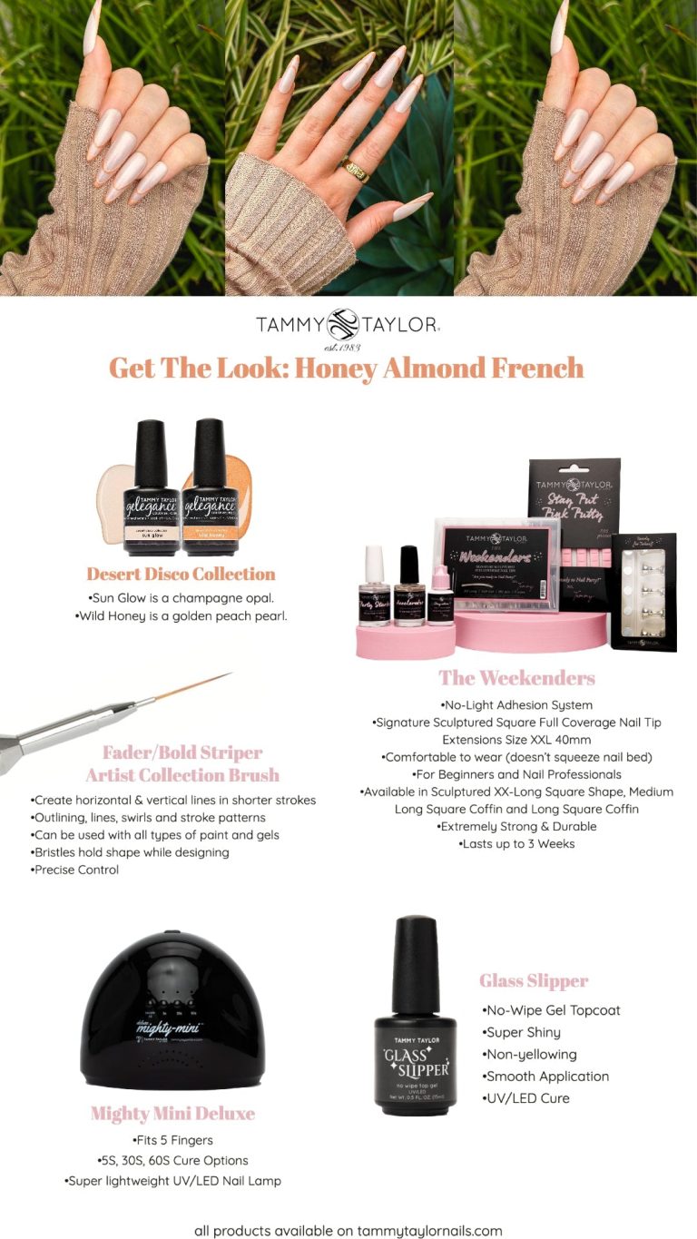 Honey Almond French Kit de uñas – Gel System | Tammy Taylor Europe