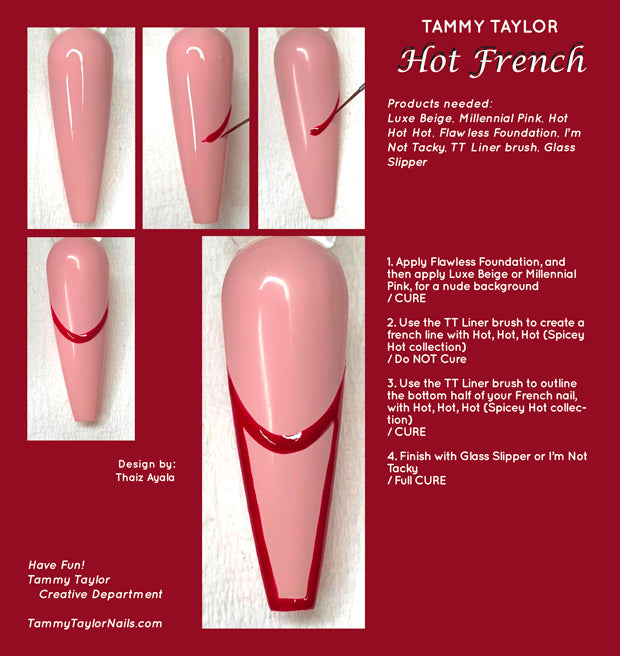 Hot French Pack paso a paso – Gel System | Tammy Taylor Europe