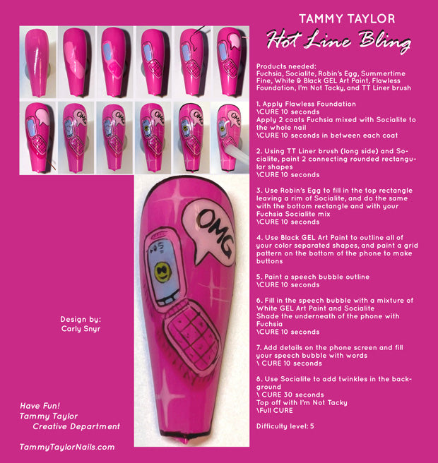 Hot Line Bling Pack paso a paso – Gel System | Tammy Taylor Europe