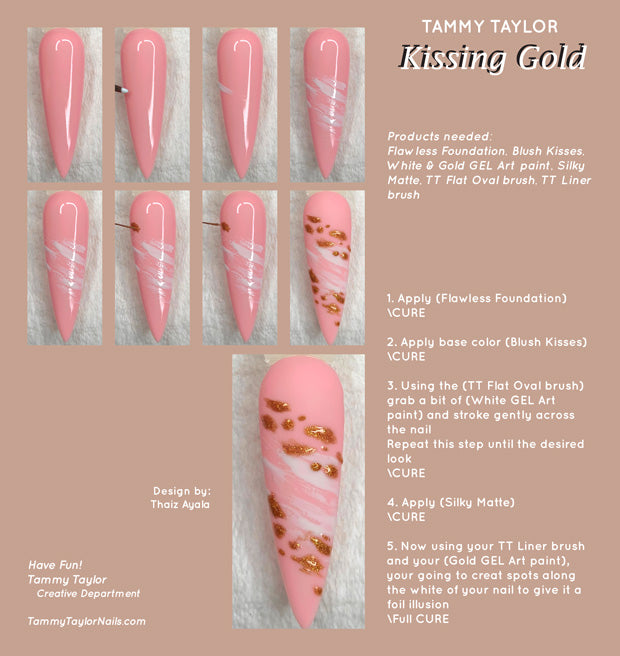 Kissing Gold Pack paso a paso – Gel System | Tammy Taylor Europe