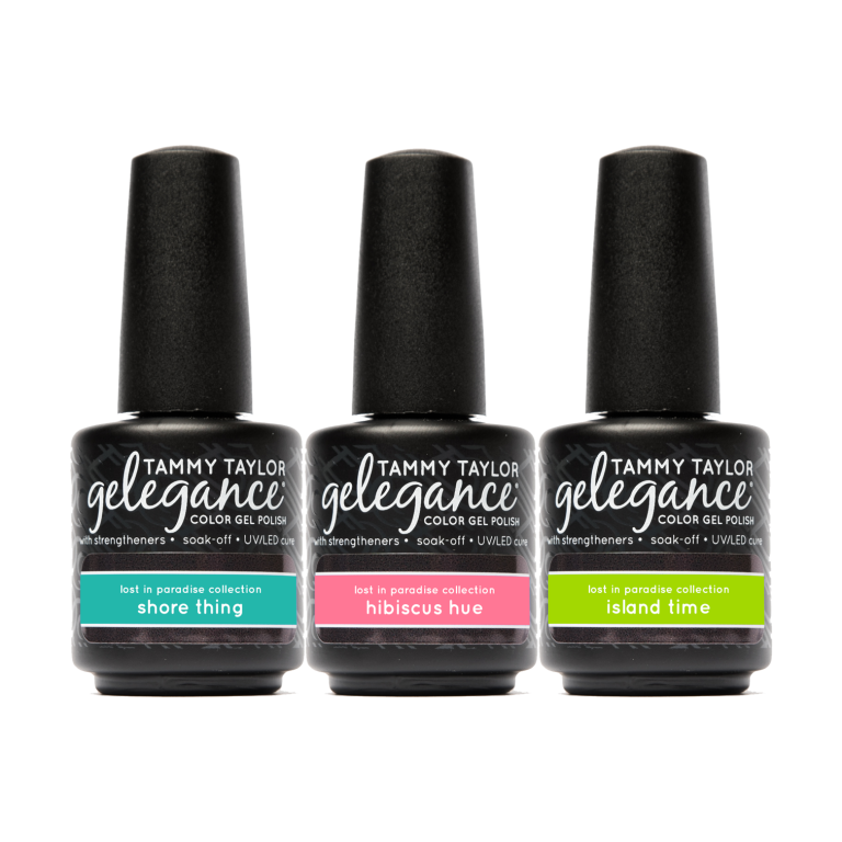 Lost In Paradise Pack de esmalte en gel Gelegance – Gel System | Tammy Taylor Europe
