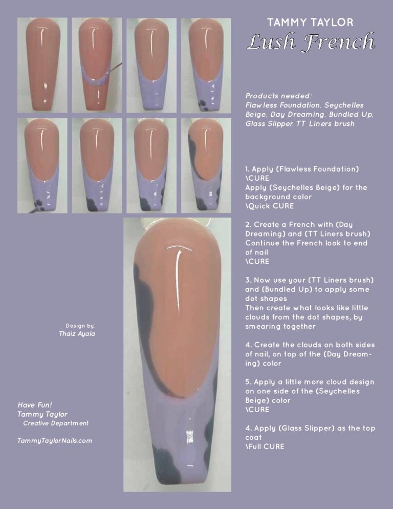 Lust French Pack paso a paso – Gel System | Tammy Taylor Europe