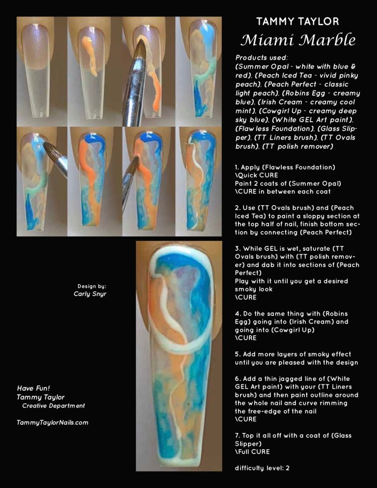 Miami Marble Pack paso a paso – Gel System | Tammy Taylor Europe