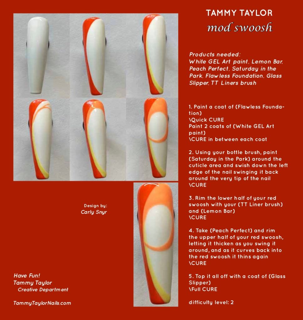 Mod Swoosh Pack paso a paso – Gel System | Tammy Taylor Europe