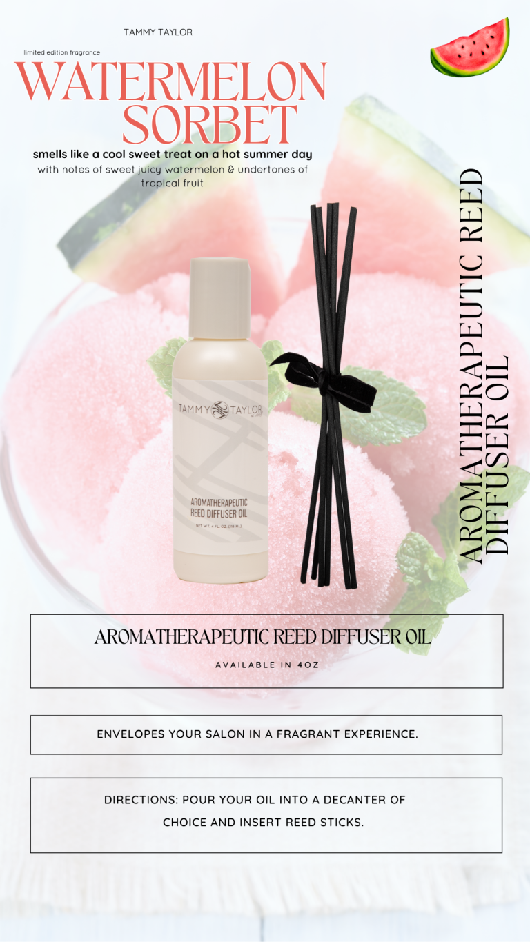 Watermelon Sorbet Aromatherapeutic Reed Diffuser Oil | Tammy Taylor Europe