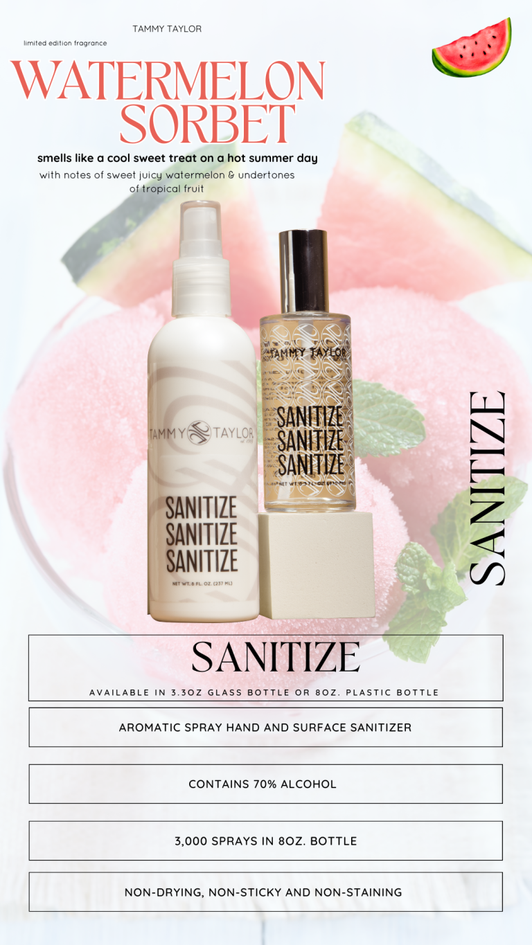Watermelon Sorbet Glass Spray Sanitize – Sanitize | Tammy Taylor Europe