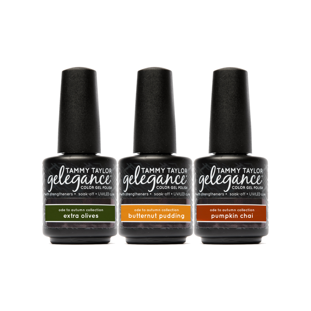 Ode to Autumn Pack de esmalte en gel Gelegance – Gel System | Tammy Taylor Europe