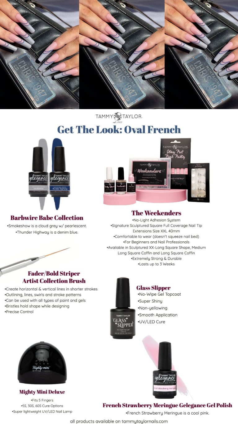 Oval French Kit de uñas – Gel System | Tammy Taylor Europe